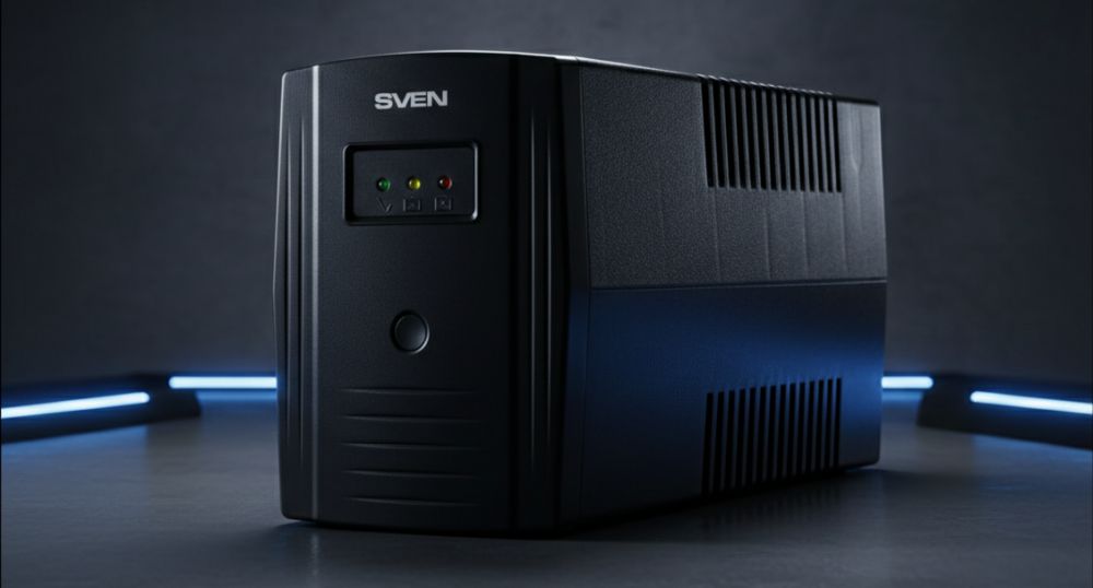 Источник бесперебойного питания sven pro 600 1 Ибп sven pro 600 основной вид