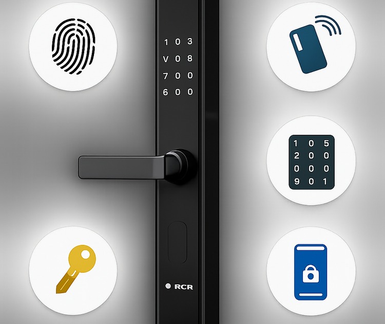 Умный дверной замок bosch id20 black 6 Пять способов доступа умного замка bosch id20