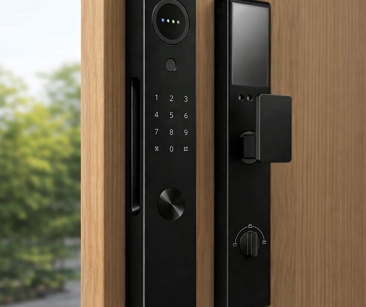 Умный дверной замок bosch id30 black 1 Умный дверной замок bosch id30 black на входной двери