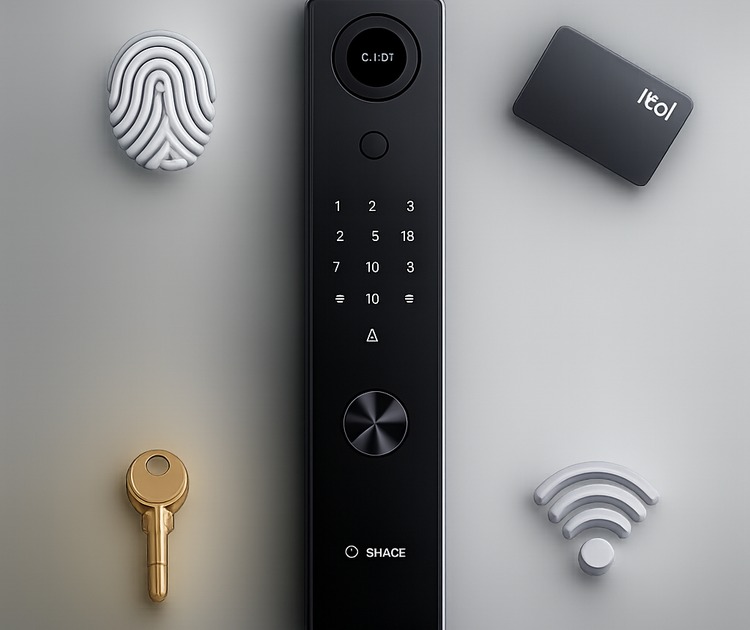Умный дверной замок bosch id30 black 6 Пять способов разблокировки замка bosch id30