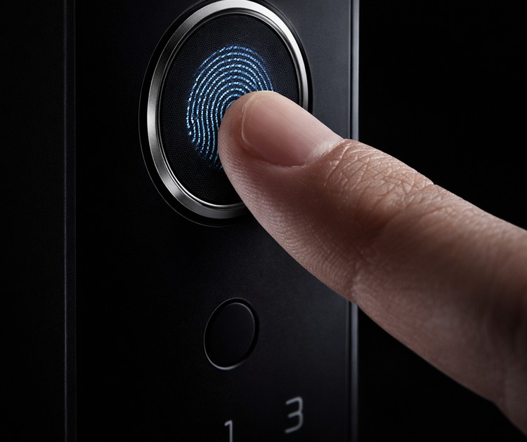 Умный дверной замок bosch id30 black 7 Полупроводниковый сенсор отпечатков пальцев замка bosch id30