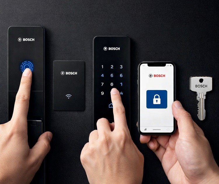 Умный дверной замок bosch fu20plus black 6 Пять способов открытия замка bosch fu20plus