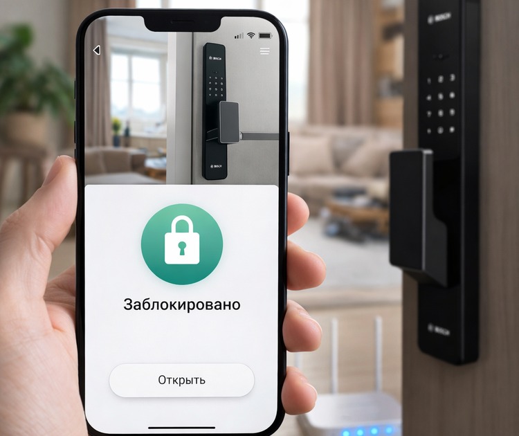 Умный дверной замок bosch fu20plus black 8 Управление замком bosch fu20plus через приложение tuya smart