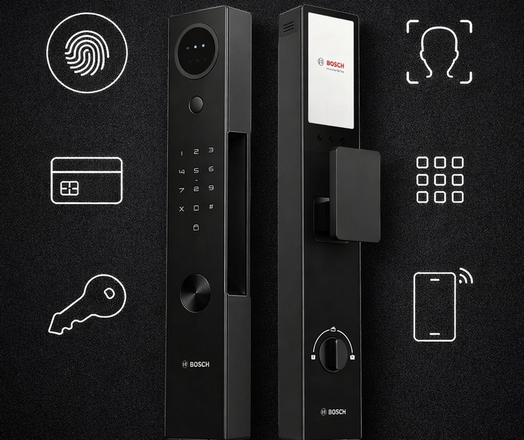 Умный дверной замок bosch fu30 plus black 7 Шесть способов открытия замка bosch fu30 plus