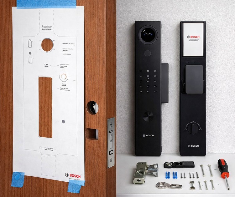 Умный дверной замок bosch fu30 plus black 13 Монтаж замка bosch fu30 plus — установка на входную дверь