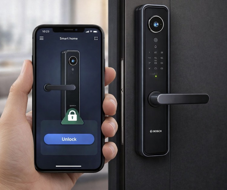 Умный дверной замок bosch fu8 black 11 Управление замком bosch fu8 через приложение tuya smart