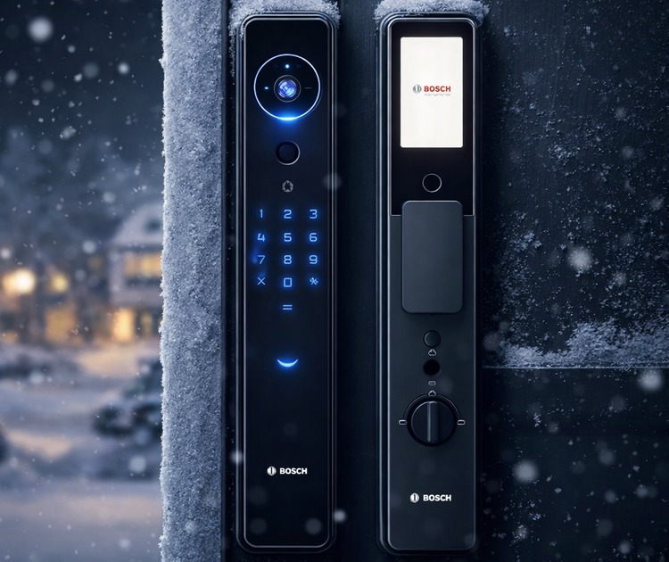 Умный дверной замок bosch fu8 black 13 Замок bosch fu8 при низких температурах на уличной двери