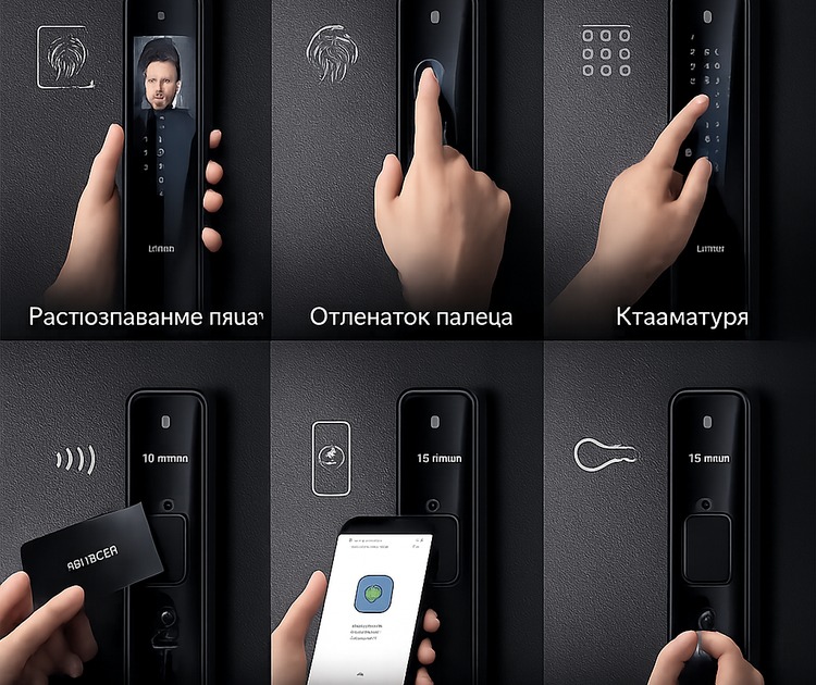 Умный дверной замок bosch fu6plus black 10 6 методов разблокировки замка bosch fu6plus