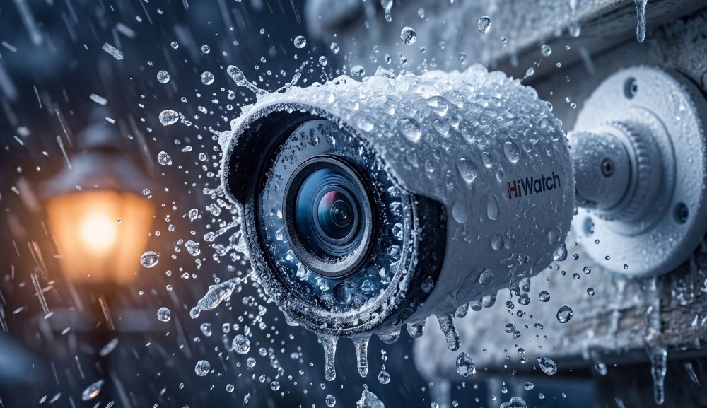 Комплект hiwatch на 5 ip камер 4мп colorvu №4 12 Защита ip67 уличных камер hiwatch в калининграде